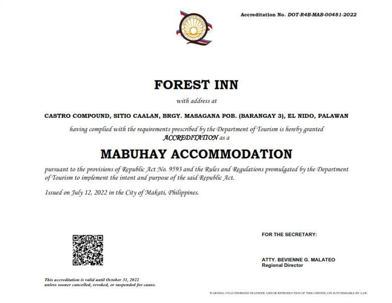 Forest Inn 엘니도 외부 사진